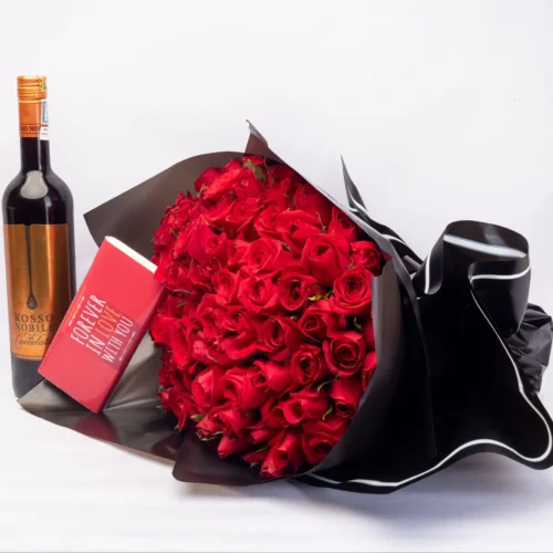 🌹 99 Roses Lovers Delight